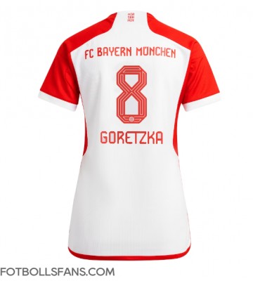 Bayern Munich Leon Goretzka #8 Replika Hemmatröja Damer 2023-24 Kortärmad